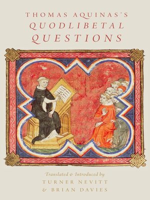 cover image of Thomas Aquinas's Quodlibetal Questions